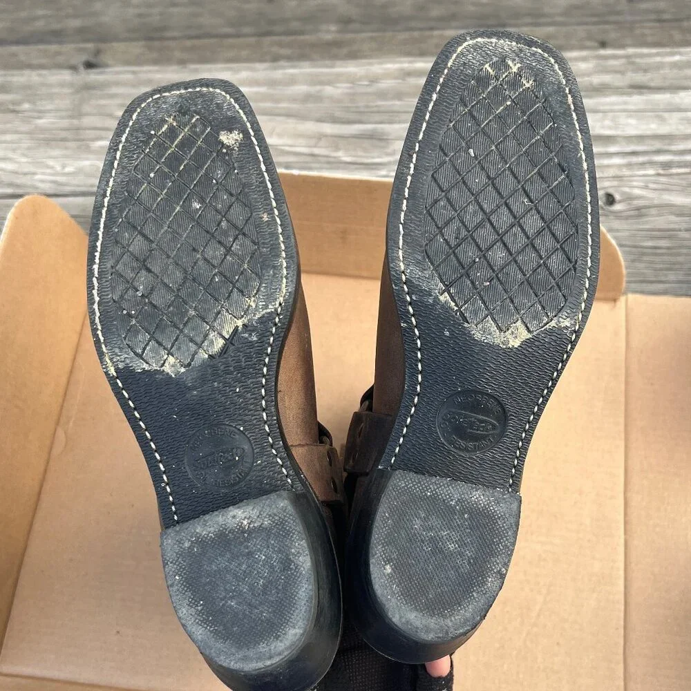 Frye Harness 12R Leather Rugged/Biker/Western Boot Tan Size 9 Lightly Used - Picture 14 of 16